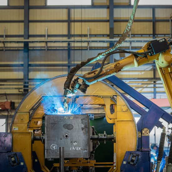 柱自動溶接ロボット